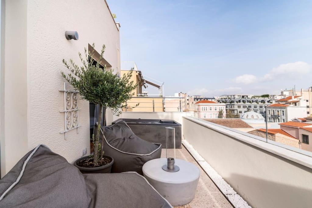 Heated Plunge Pool & Firepit Acropolis Penthouse Daire Atina Dış mekan fotoğraf