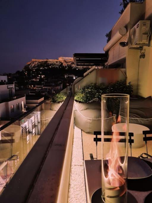 Heated Plunge Pool & Firepit Acropolis Penthouse Daire Atina Dış mekan fotoğraf